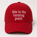 This Is the Turning Point – Charlie Kirk Embroidered Red Hat