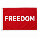 Charlie Kirk Freedom Flag – Red 3x5 ft Double-Sided