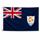 Anguilla British Blue Ensign Flag | 3'x6' ROUGH TEX® Cotton | Made to Order