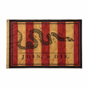 Sons of Liberty "Join or Die" Vintage Flag – 100% Cotton, Double-Sided Embroidered | 3x5 ft