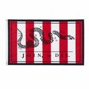 Sons of Liberty "Join or Die" Flag – 100% Cotton, Double-Sided Embroidered | 3x5 ft