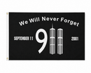 9/11 25th Anniversary Nine Flags Collection – Ten 3x5 Flags with USA | Brass Grommets