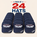 Trump Signature Navy Blue 45th President Make America Great Again Hat (24-Pack)