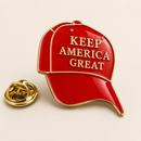 Trump Keep America Great Red Hat Lapel Pin