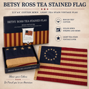 Betsy Ross Vintage Embroidered Flag 2.5x4 Ft Cotton Sleeve Grommets