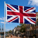 British United Kingdom Flag Over Colonial America | 5x8 Ft | Historical Reproduction | Made to Order