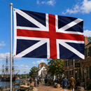 British King's Colors Flag Over Colonial America | 5x8 Ft | Historical Reproduction | Made to Order