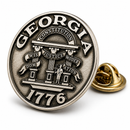 Georgia 1776 State Seal Cloisonné Lapel Pin