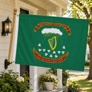 69th Irish Brigade Embroidered Flag | 2x3 Ft | Rough Tex 600D Cotton | Brass Grommets | Canvas Header