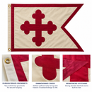 Maryland Chesapeake Crossland Historic Flag | 3x5 Ft | Cotton | Made to Order | Limited Stock