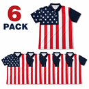 USA American Flag Polo Shirt – 250th Anniversary Edition