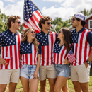 USA American Flag Polo Shirt – 250th Anniversary Edition