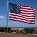Fort Sumter Storm Flag | USA Historic Union 33 Stars | 10x19 Ft | 600D | Custom Made | 4–6 Week Production