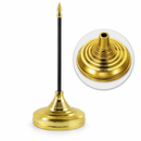 Gold Weighted Desk Base for 4"×6" Flags