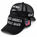 Make America Great Again Premium Embroidered Trucker Hat — Trump 45 47 | 4-Sided Design