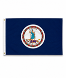 Virginia State 3'X5' Embroidered Flag ROUGH TEX® 300D Nylon