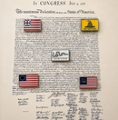 The Ultimate American Colonial Flags Pin Collection | 5 Cloisonne Pins on Constitutional Paper | America 250th Limited Edition