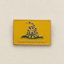 Gadsden Don't Tread on Me Cloisonne Lapel Pin