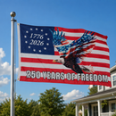250 Years of Freedom Patriotic American Flag | 1776–2026 Semiquincentennial Bald Eagle Flag 3x5