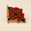 Confederate Battle Flag Enamel Lapel Pin | Southern Cross | Army of Northern Virginia Flag Pin