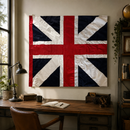 British King's Colors Historical Reproduction Flag | 6x6 Ft | 100% Natural Cotton | All Sewn | Made to Order