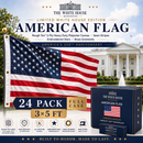 Limited White House Edition American Flag — 24-Pack Full Case | Rough Tex® 2-Ply | Sewn Stripes & Embroidered Stars | America’s 250th Anniversary