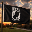 POW MIA Flag | Double Sided 600D 2-Ply Embroidered | Brass Grommets | 17 Sizes