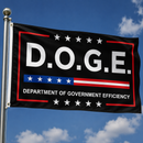 DOGE Flag 3x5 ft | Department of Government Efficiency USA | ROUGH TEX® 100D Brass Grommets