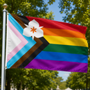 Salt Lake City Utah Rainbow Progressive Flag 3x5 ft | ROUGH TEX® 100D | Brass Grommets