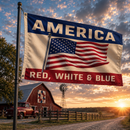 America Red, White & Blue Patriotic Pride Flag 3'x5'