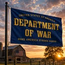 USA Department of War Flag 3'x5' | Make America Strong Again