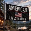 American Lives Matter Flag 3'x5' 100D