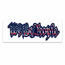 American We the People 1776 Made In U.S.A. Vinyl Outdoor Quality 3.5"x7.5" Inches Bumper Stickers Limited Edition Commemorative USA Flag 2026 Decals