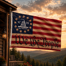 We the People Flags 1776 Betsy Ross Vintage 3x5 Feet American 250th Celebration 68D Printed Real Brass Grommets
