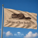 Province of New York 1775 Flag Vintage Cotton 3x5 Feet Colonial America Heritage Beaver Banner