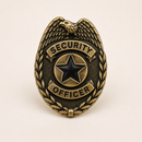 Security Officer Badge Lapel Pins Traditional