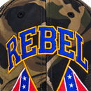 Rebel 1861 Camo Custom Embroidered Hat