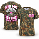 Phi Mu Georgia College Milledgeville Georgia Camo Premium T Shirts