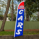 Used Cars Blue Swooper Flag