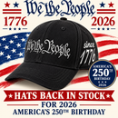 We the People Since 1776 Embroidered Hat (Black)
