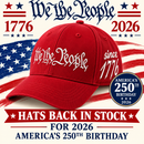 We the People Since 1776 Embroidered Hat (Red)