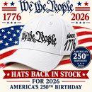 We the People Since 1776 Embroidered Hat (White)