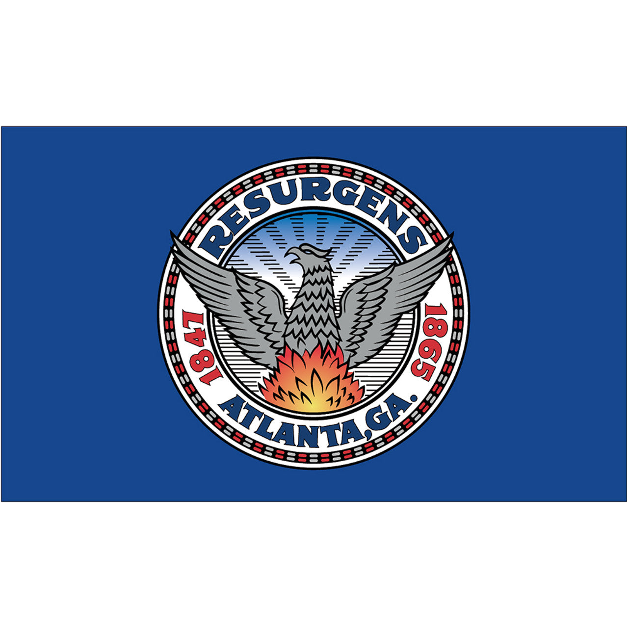 Atlanta Georgia 3x5 Feet Flag Made to Order New Flags
