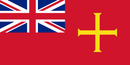 Government Ensign of Guernsey Red British Empire Ensign 3'x6' Flag ROUGH TEX® Cotton
