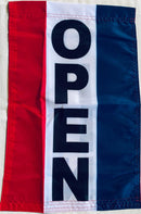 Open 12"x18" 100D ROUGH TEX® Double Sided Garden Flag