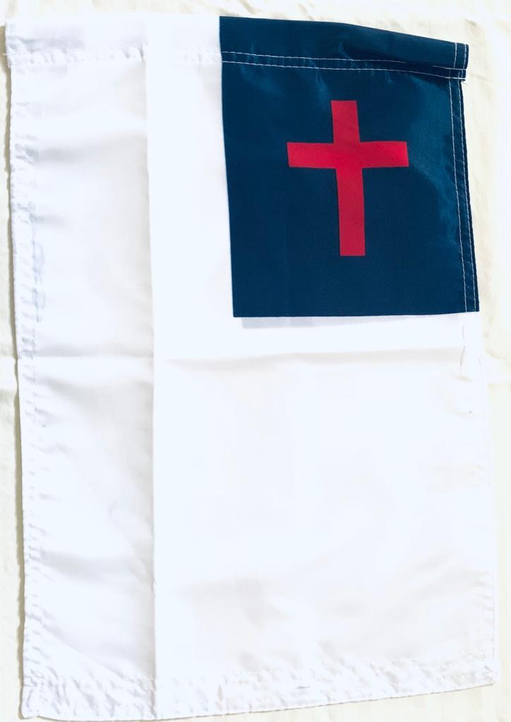 Christian 12"x18" 100D ROUGH TEX® Double Sided Garden Flag