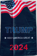 Trump 2024 Keep America Great 12"x18" 100D ROUGH TEX® Double Sided Garden Flag