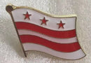 District of Columbia Wavy Lapel Pin Washington DC