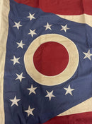 Ohio State House Hemp Embroidered Flags 3x5 Feet Brass Grommets
