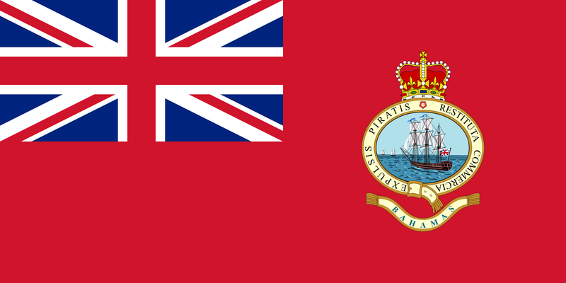 Ensign of The Bahamas 1964-1973 Red British Empire Ensign 3'x6' Flag ROUGH TEX® Cotton